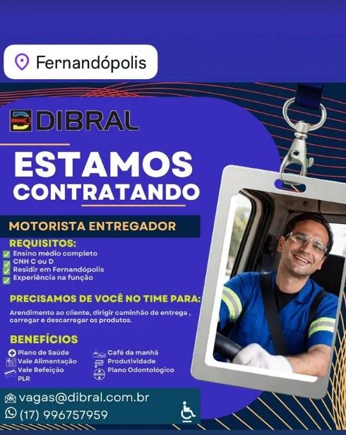 MOTORISTA ENTREGADOR